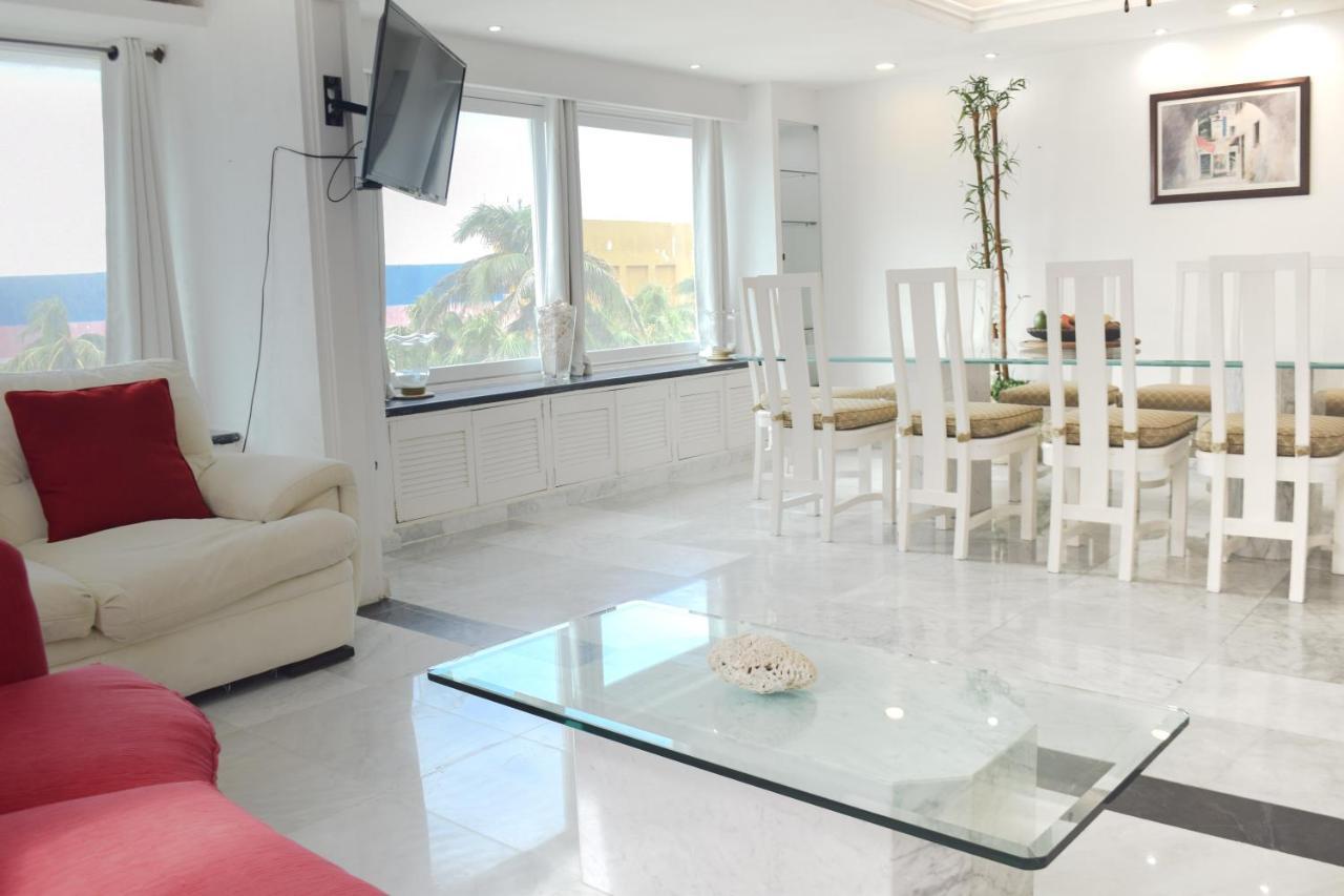 Departamento Sobre La Playa Канкун Экстерьер фото